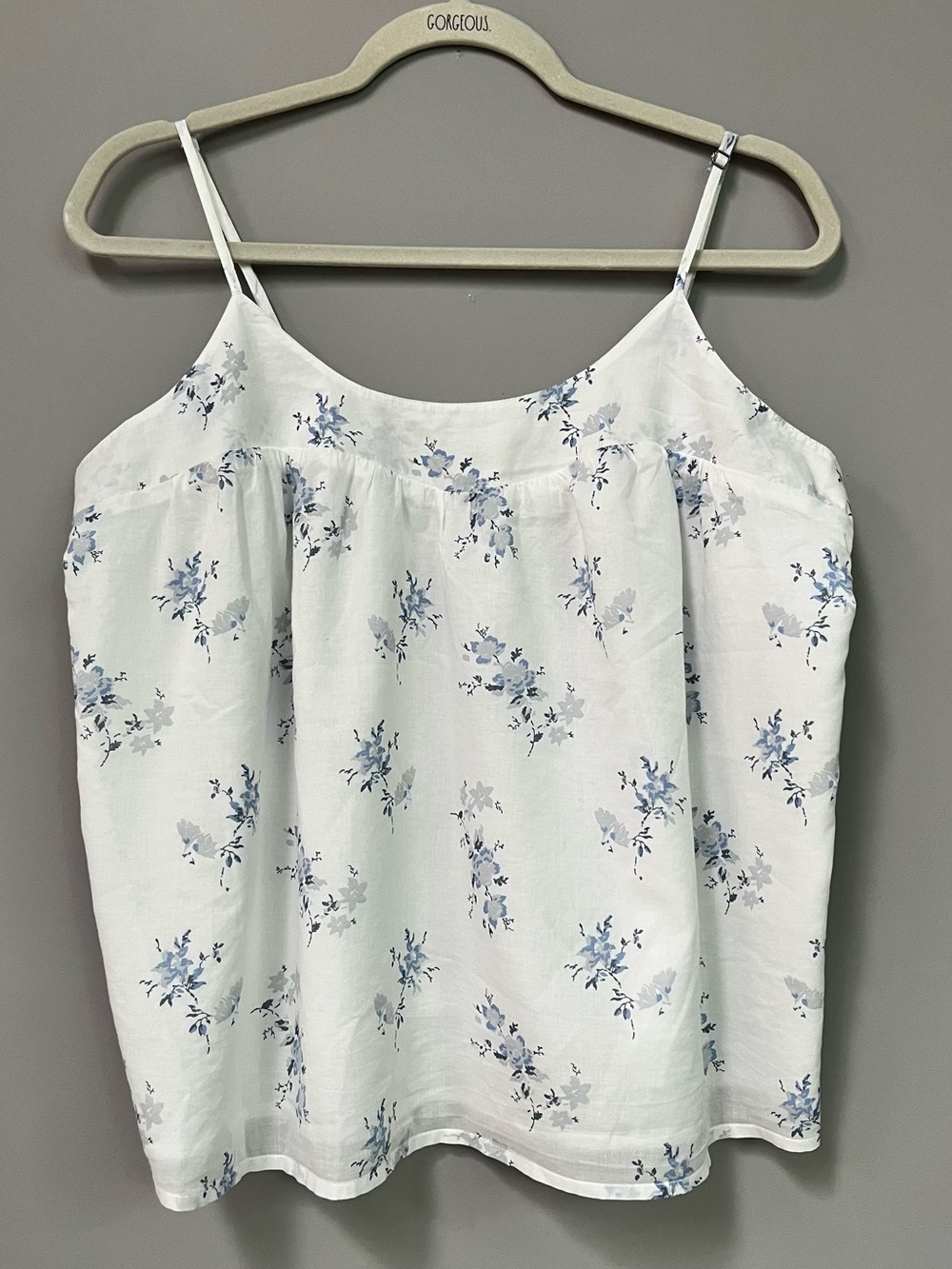 Pretty cotton camisole top